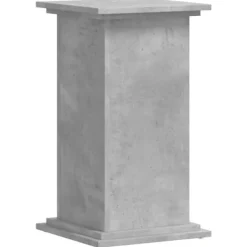 Hot Växtställ i betonggrå färg - Stabilt och modernt designat i konstruerat trä | Storlek: 33x33x60 cm Växtställ