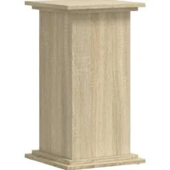 Växtställ i konstruerat trä - Tidlös design | Färg: Sonoma-ek | Storlek: 33x33x60 cm