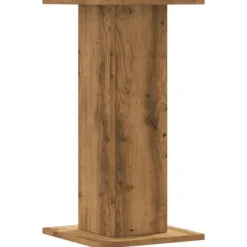 Växtställ i konstruerat trä - Stabilt och hållbart | Storlek: 30x30x60 cm | Antal: 2 st