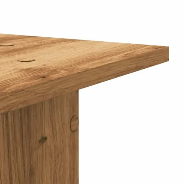 Växtställ i konstruerat trä - Stabilt och hållbart | Storlek: 30x30x60 cm | Antal: 2 st