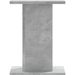 Discount Växtställ i konstruerat trä 2-pack - Stabilt och hållbart | Färg: Betonggrå | Storlek: 30x30x40 cm Växtställ