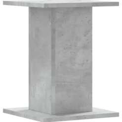 Discount Växtställ i konstruerat trä 2-pack - Stabilt och hållbart | Färg: Betonggrå | Storlek: 30x30x40 cm Växtställ