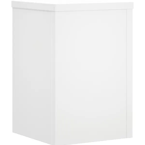 Best Växtställ i konstruerat trä - 2 st blomsterställ | Färg: Vit | Storlek: 20x20x30 cm Växtställ