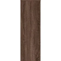 Växtställ i konstruerat trä - Stabilt och tidlöst | Färg: Brun | Storlek: 33x33x100 cm