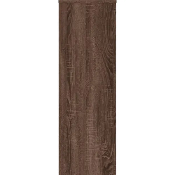 Växtställ i konstruerat trä - Stabilt och tidlöst | Färg: Brun | Storlek: 33x33x100 cm