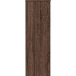 Växtställ i konstruerat trä - Stabilt och tidlöst | Färg: Brun | Storlek: 33x33x100 cm