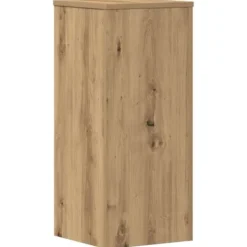 Växtställ i konstruerat trä - Stabilt och hållbart | Färg: Ek | Storlek: 30x30x70 cm