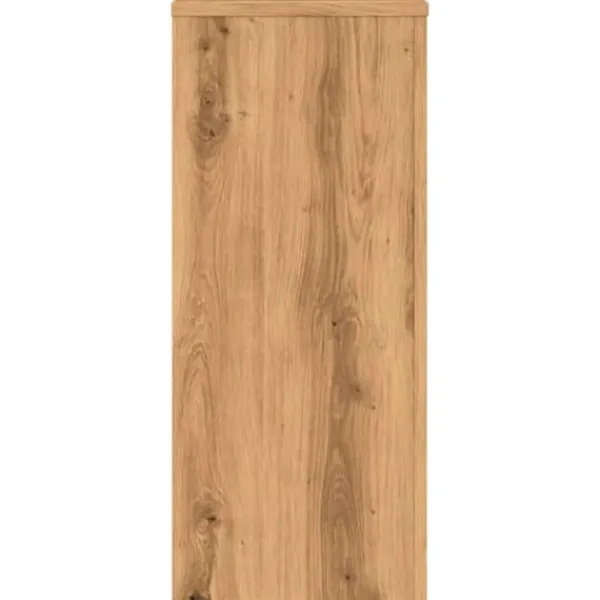 Växtställ i konstruerat trä - Stabilt och hållbart | Färg: Ek | Storlek: 30x30x70 cm