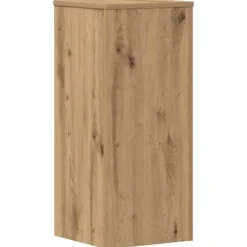 Växtställ i konstruerat trä - Stabilt och hållbart | Färg: Ek | Storlek: 30x30x70 cm