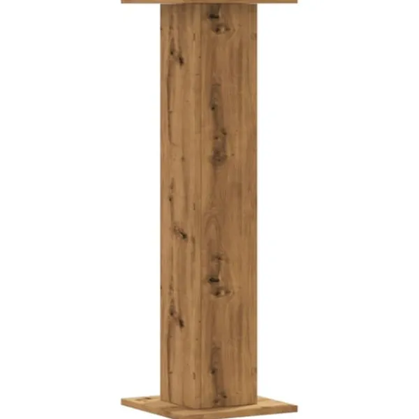 Discount Växtställ i 2-pack - Stabilt konstruerat trä | Storlek: 30x30x95 cm | Färg: Ek Växtställ