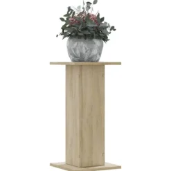 Växtställ i sonoma-ek - 2 stycken | Storlek: 30x30x60 cm | Material: Konstruerat trä