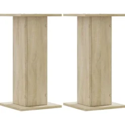 Växtställ i sonoma-ek - 2 stycken | Storlek: 30x30x60 cm | Material: Konstruerat trä