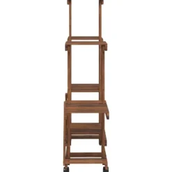 Discount Växtställ med hjul 95x25x101 cm massiv furu - Växtstöd - Klätterstöd - Home & Living Växtställ