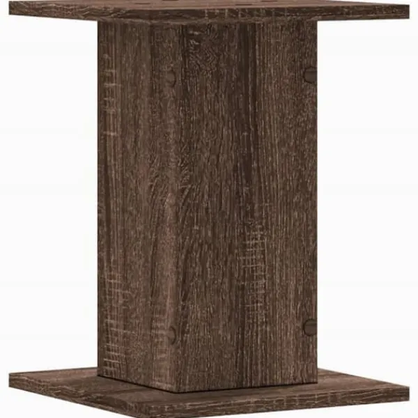 Växtställ 2-pack - Hållbart konstruerat trä | Färg: Brun | Storlek: 30x30x40 cm