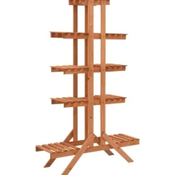 Växtställ 83x25x132 cm granträ - Växtställ - Väst Ställ - Home & Living