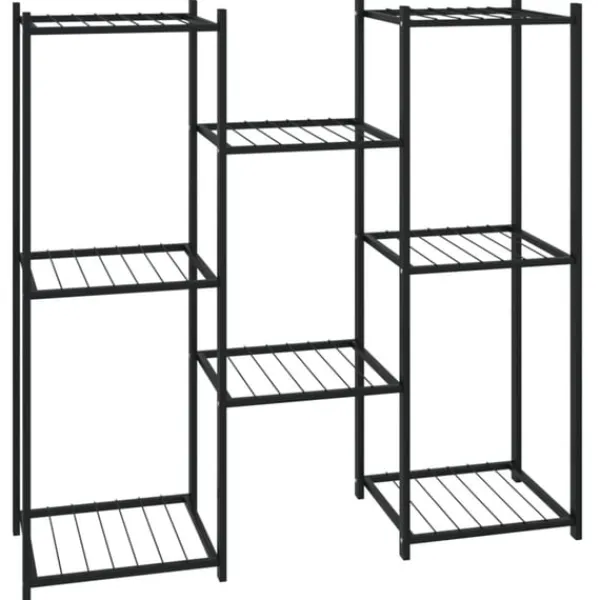 Hot Växtställ 83x25x80 cm svart järn Växtställ
