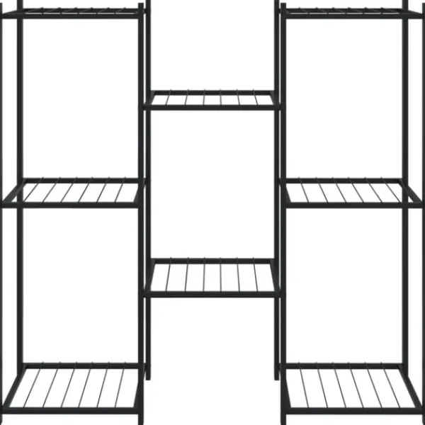 Hot Växtställ 83x25x80 cm svart järn Växtställ
