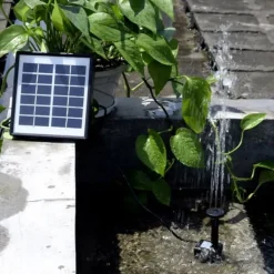 Best 1,5W miniatyr borstlös akvariefontän damm sol dränkbar vattenpump Fontäner & Dammar