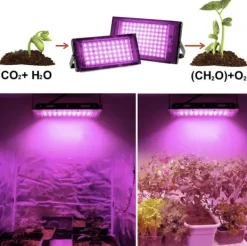 Online 300W Växtlampa GrowPRO - Full Spektrum för optimal odling Kit För Växt- & Örtplantering