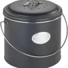 Wenko kompostbehållare, 3 utbytbara luktneutraliserande filter, 6 l, Nero, WENKO