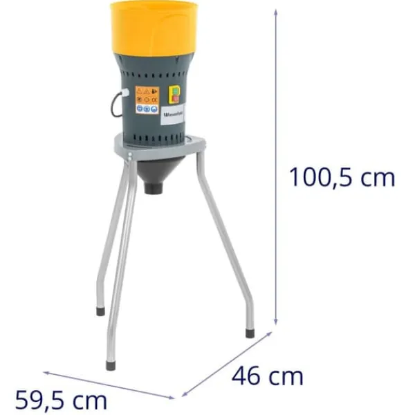 Hot Wiesenfield - Elektrisk spannmålskvarn - 300 kg/h - 1300 W - Med underrede Kompostering
