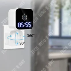 Hot Wifi Klockkamera - TD® - HD 1080P - 360° Panoramavy - Infraröd Nattseende Säkerhetsmonitorer & Videokameror