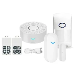 WiFi Smart Hem Säkerhetslarmsystem med Sensorer