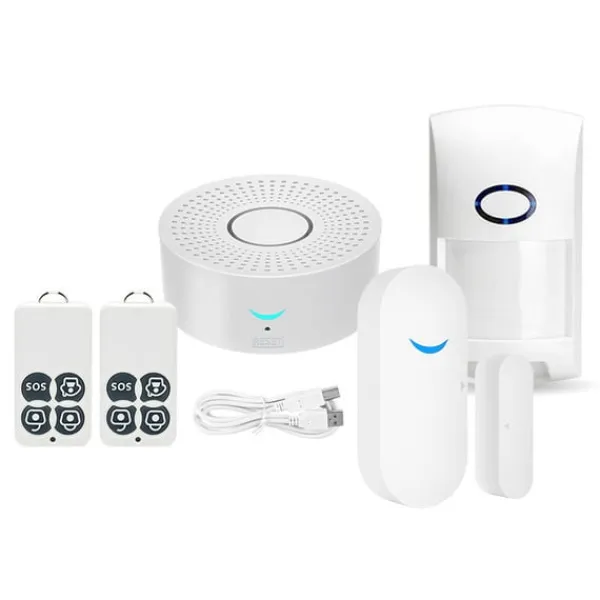 WiFi Smart Hem Säkerhetslarmsystem med Sensorer