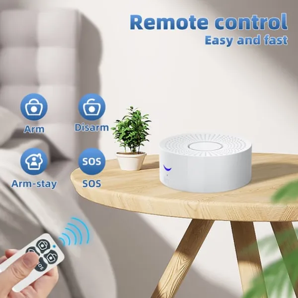 WiFi Smart Hem Säkerhetslarmsystem med Sensorer