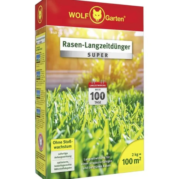 New WOLF-Garten 3831025 R-LD 100 gödselmedel för gräsmatta - 100 kvm 1 st Gödningsmedel