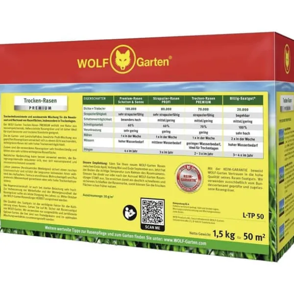 WOLF-Garten 3824630 Torrgräs-Premium L-TP 50 1 st
