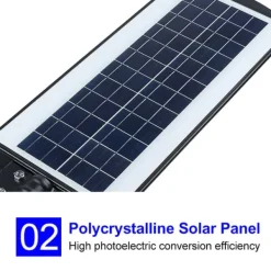 60W/120W/180W (60/120/180LED) 6500K Solpanel Gatubelysning IP66 Vattentät +4 lägen + Fjärrkontroll, Utomhus Trädgård Gatuvägglampa Säkerhetsbelysning | CDON Säkerhetslampor