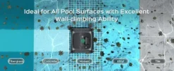 Outlet WYBOT C1 sladdlös robotdammsugare för pooler - 150 min drifttid - 2642GPH sug - Bluetooth/appkontroll - för pooler upp till 150 m² Pool- & Spatillbehör