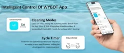 Hot WYBOT C2 Vision Robotic Pool Cleaner - Smart Vision Navigation - 180min Runtime - 8 Cleaning Modes - For Pools up to 180㎡ Pool- & Spatillbehör