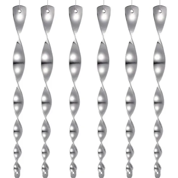 6x Fågelskrämmor - Reflekterande Spiraler