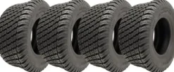16x7.50-8 Gräs Däck 4ply Wanda P332 Turf Ride On Däck för gräsklippare (uppsättning av 4)