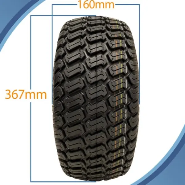 15x6.00-6 gräsdäck på fälg gräsklippare - vagn-buggy, släpvagn, 25mm BB