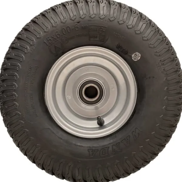 15x6.00-6 gräsdäck på fälg gräsklippare - vagn-buggy, släpvagn, 25mm BB