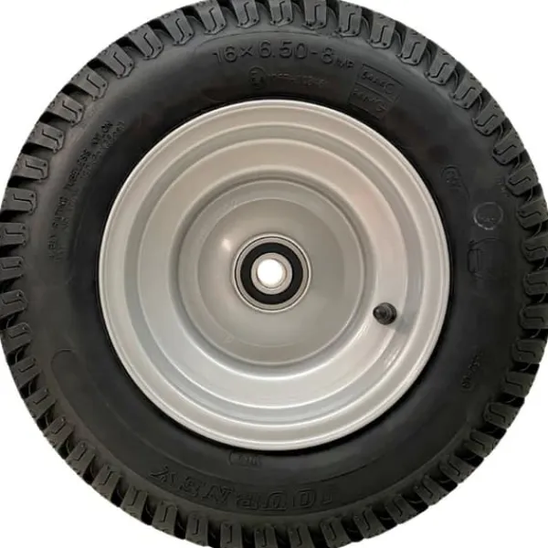 Clearance 16x6.50-8 Gräsdäck på fälgar med kullager Gräsklippare Quad ATV (uppsättning av 2) Trädgårdsmaskiner