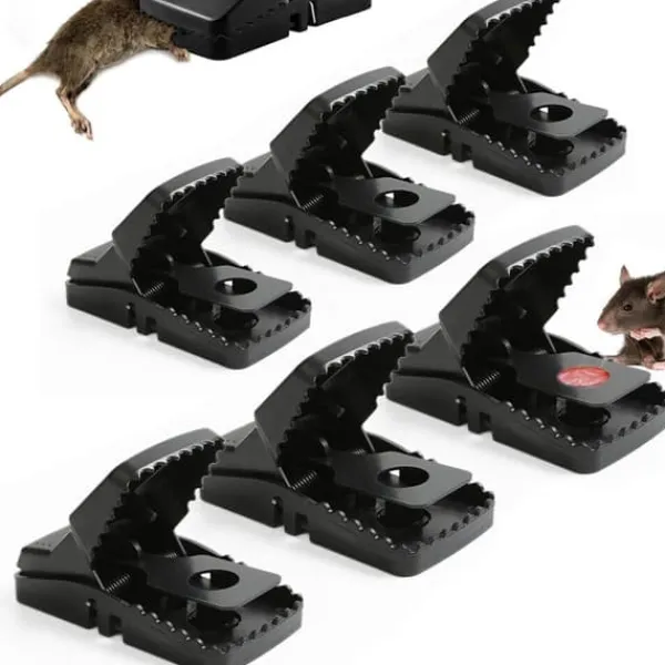 Discount 6X Heavy Duty aggressive Rat Traps self Setting The Rat Splatter Rats Catcher Skadedjursfällor