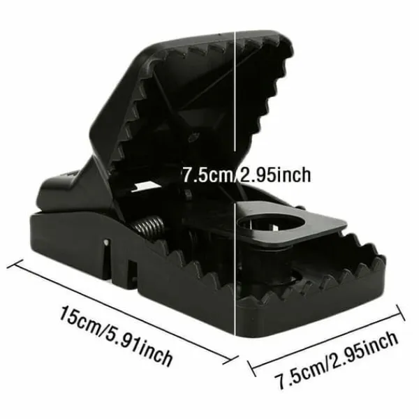 Discount 6X Heavy Duty aggressive Rat Traps self Setting The Rat Splatter Rats Catcher Skadedjursfällor