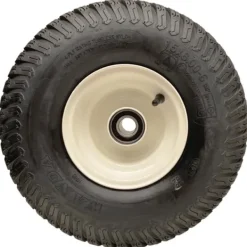 15x6.00-6 Hjul för gräsklippare Däck monterade på fälgar 20 mm lager (uppsättning om 2)