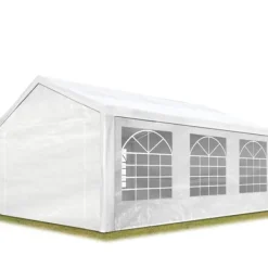 3x6 m partytält TOOLPORT marquee PE 350 N vit
