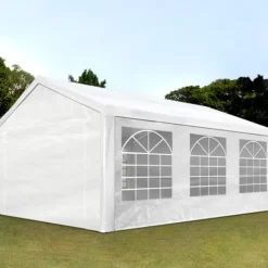 3x6 m partytält TOOLPORT marquee PE 350 N vit