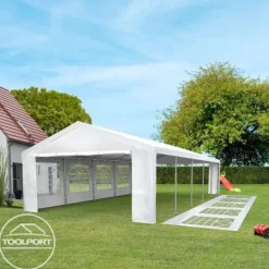 3x5 m partytält TOOLPORT marquee PE 350 N vit