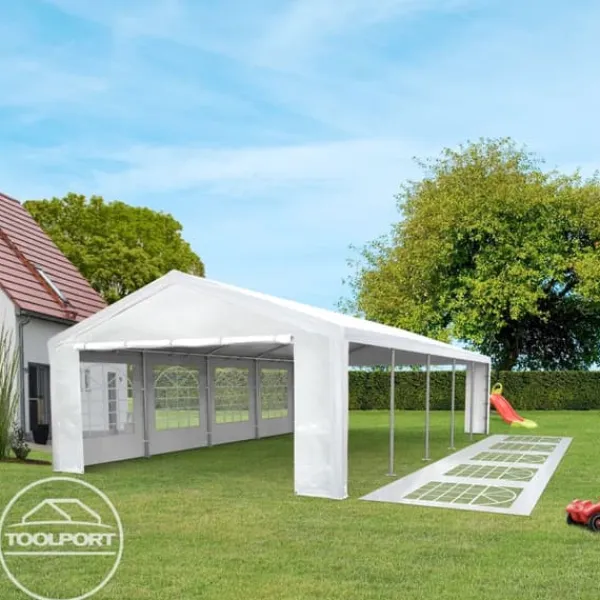 3x5 m partytält TOOLPORT marquee PE 350 N vit