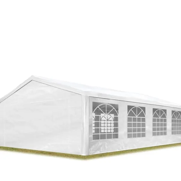 Hot 5x8 m partytält TOOLPORT marquee PE 350 N vit Tält & Lusthus
