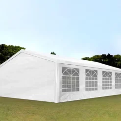 Hot 5x8 m partytält TOOLPORT marquee PE 350 N vit Tält & Lusthus