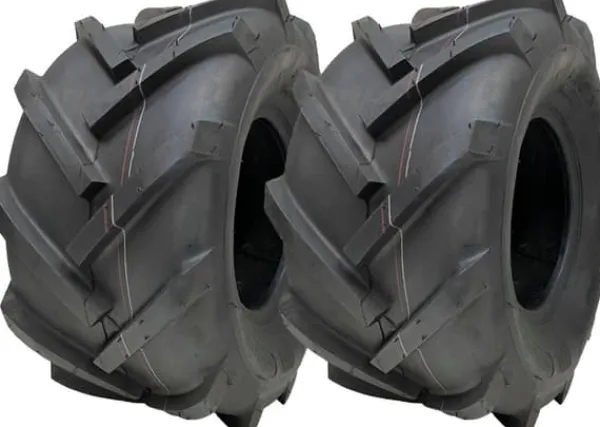 Clearance 18x9.50-8 Open center, klyftade, rotovator, lug industriella anläggningsdäck - set om 2 Trädgårdsmaskiner