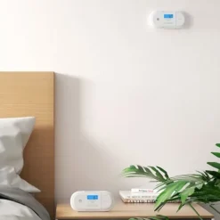 X-Sense Ansluten Kolfiberdetektor, Push-notiser i realtid via X-Sense Hemsäkerhetsapp, Batteri